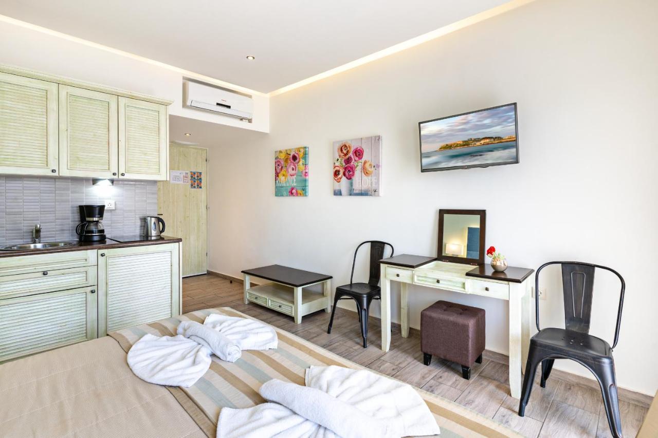 Princess Irini Sea Front Aparthotel Rétino Exterior foto